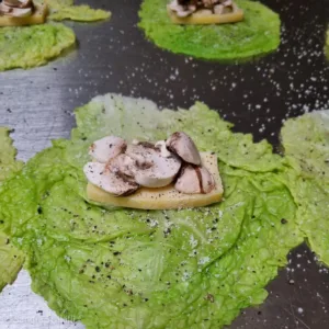 Rezept Foto - Wirz Cordon Bleu Anleitung - Käse und Pilze